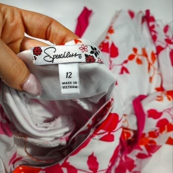 SPEECHLESS floral sequin dress girls size 12 - Picture 12 of 12